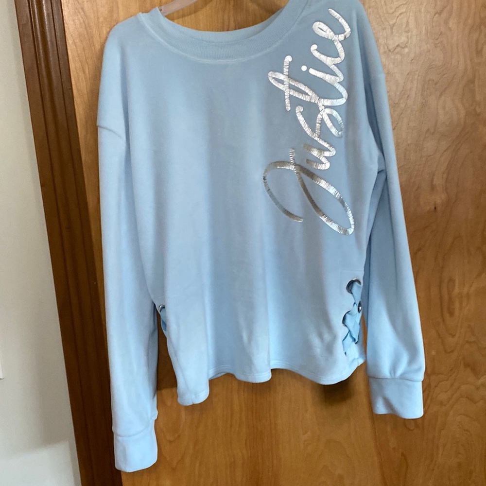 🌼 Justice sweatshirt, girls’ size 14/16 🌼